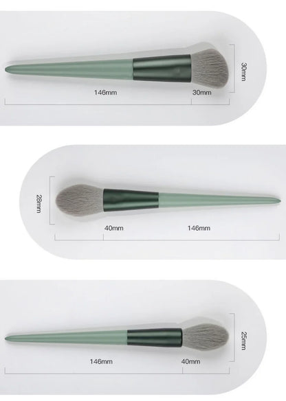 13 PCS Makeup Brushes Set Eye Shadow Foundation Women Cosmetic Brush Eyeshadow Blush Beauty Soft Make Up Tools Bag