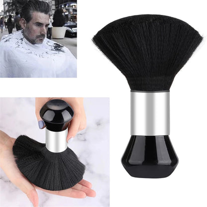 Hairdressing Soft Brush Black Hairdressing Sweeping Neck Hair Cleaning Duster Hair Cutting Brush Barbershop Hair Cut Brush Tools