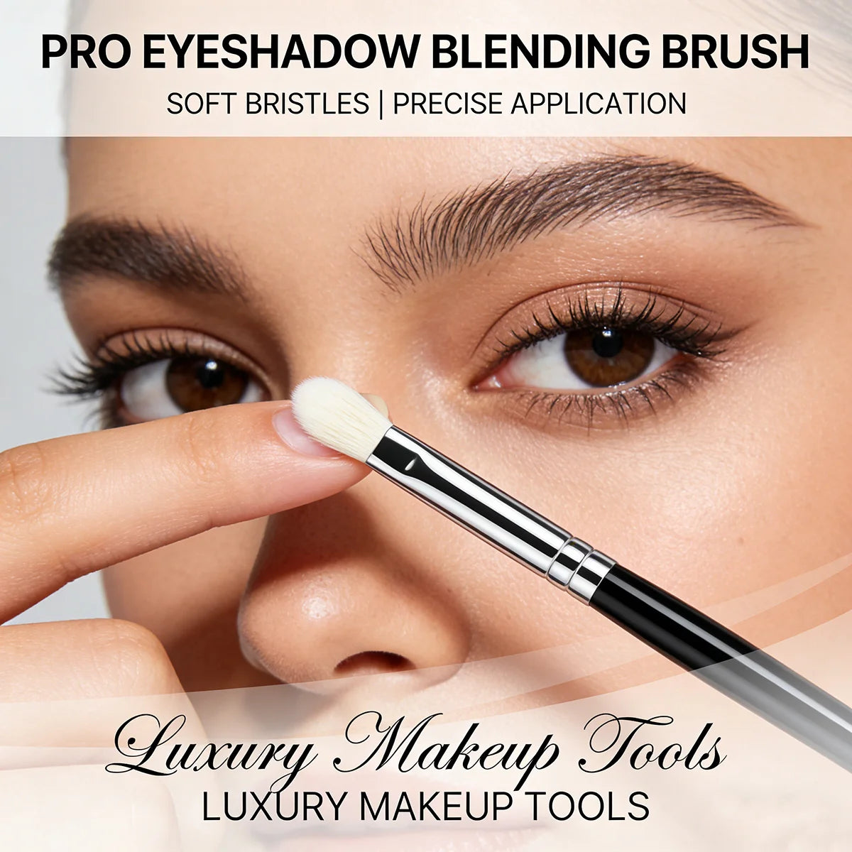 Make Up Eyeshadow Brush 100% Goat Hair Eyeshadow Brush Blending Makeup Brushes Birch Pro Eye Shadow Blending Makeup Tools