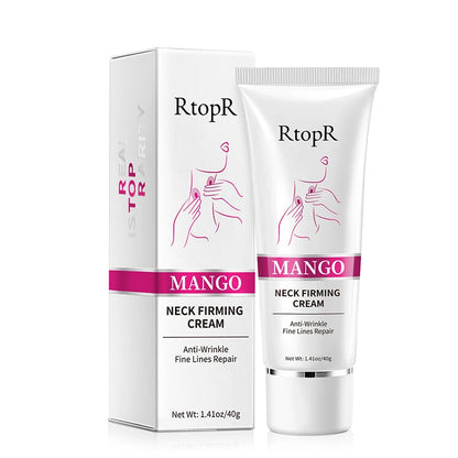 Mango Neck Firming Cream 40g, Skin Smoothing & Texture Improvement Neck Care, Nourishing Treatment for Neck Area