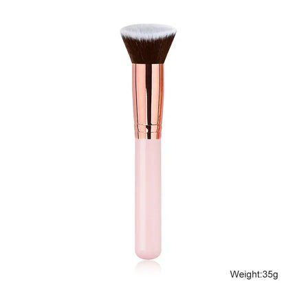 1pc Flat Makeup Brushes Kabuki Foundation Brush Liquid Cream Powder Contour Blending Face Repair Beauty Tools Brochas Maquillaje