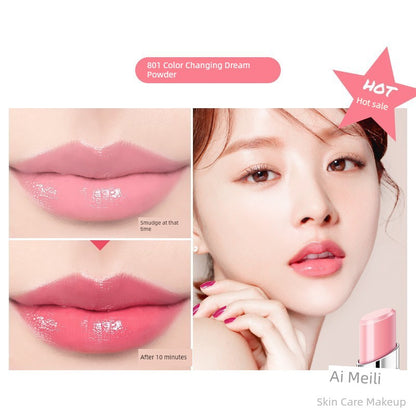 Moisturizing Color-Changing Lipstick – Waterproof & Nourishing