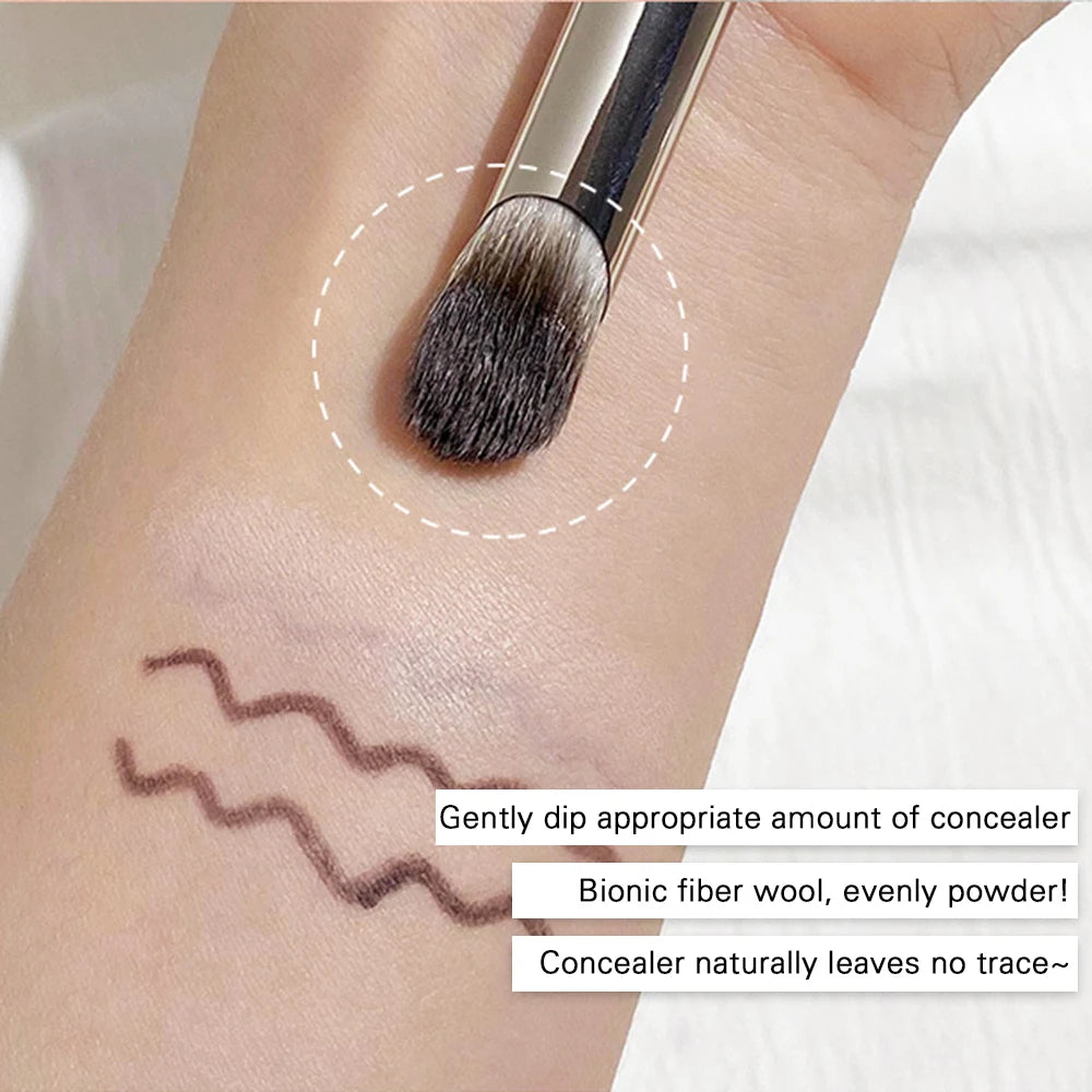 Professional Makeup Brushes Finger Belly Head Cover Dark Circles Foundation Concealer Brush Cosmetic Face Detail Beauty Tools