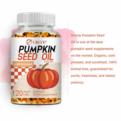 Pumpkin Seed Oil - Prostate Health, Skin, Heart & Brain Health, Bladder Control