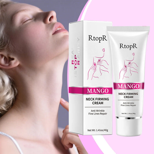 Mango Neck Firming Cream 40g, Skin Smoothing & Texture Improvement Neck Care, Nourishing Treatment for Neck Area