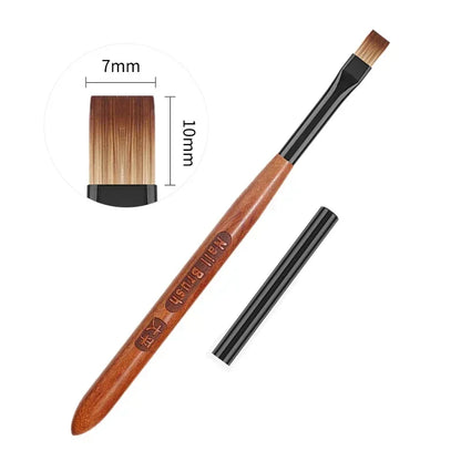 Nail Art Brush Sandalwood Lines Drawing Painting Phototherapy Gradient Sweeping Specific Pen UV Gel Liner Brush Manicure Tools