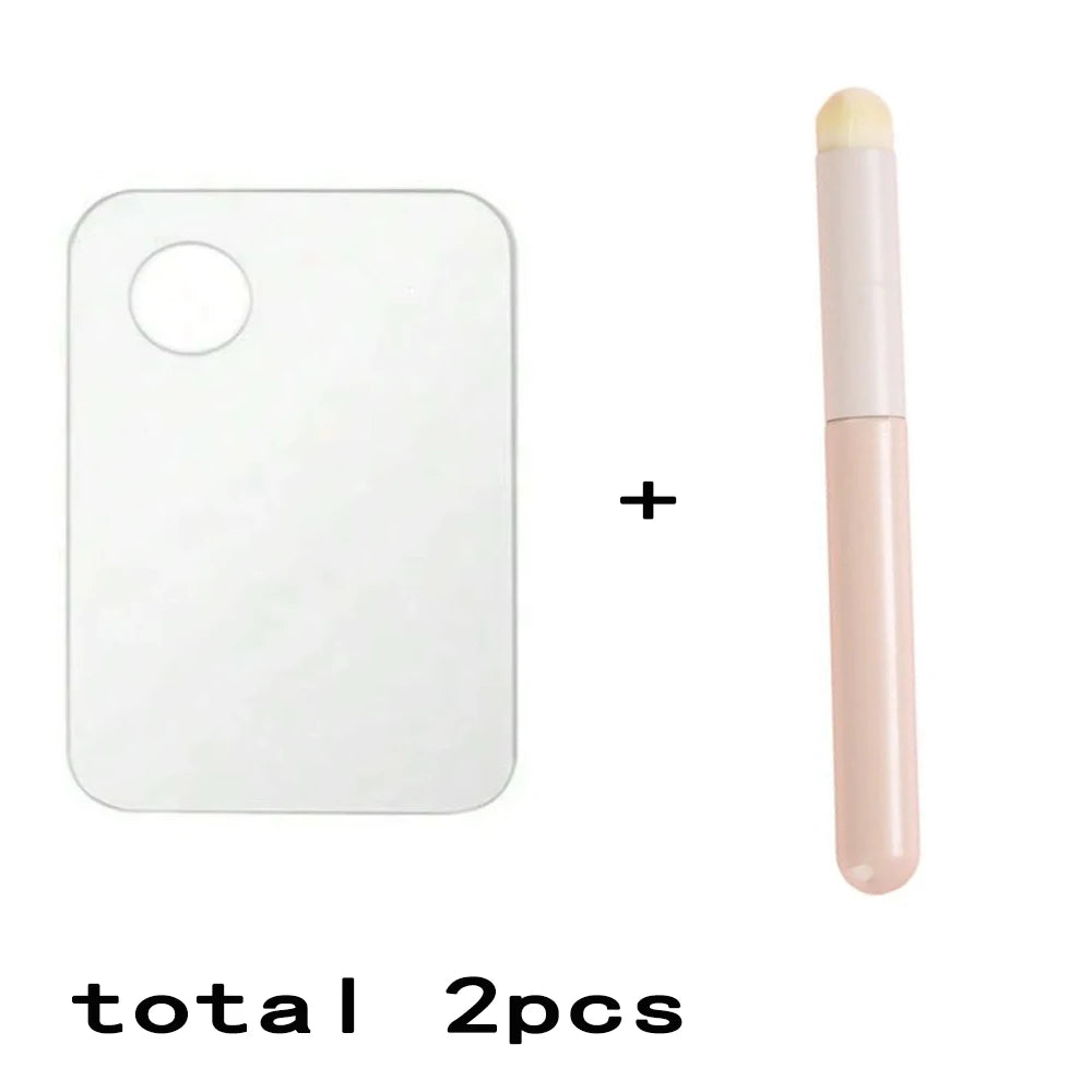 1/2PCS Acrylic Makeup Palette Spatula Liquid Foundation Eye Shadow Mixing Cream Pigments Nail Art Manual Cosmetic Beauty Tools