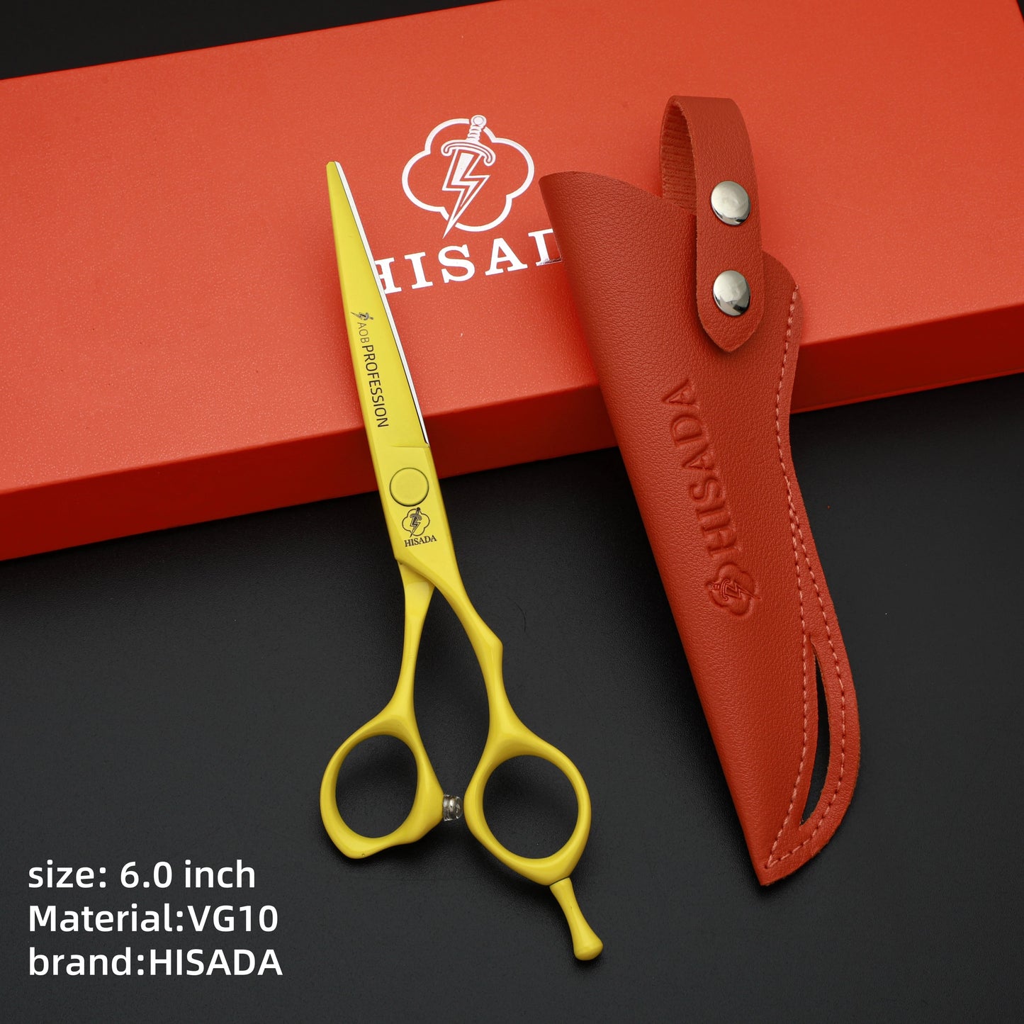 Hair scissors HISADA tijeras barbero profesional Handmade scissors in Japan VG10 Material navaja de barbería 5.5/6.0/6.5 inch