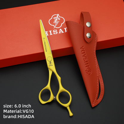 Hair scissors HISADA tijeras barbero profesional Handmade scissors in Japan VG10 Material navaja de barbería 5.5/6.0/6.5 inch