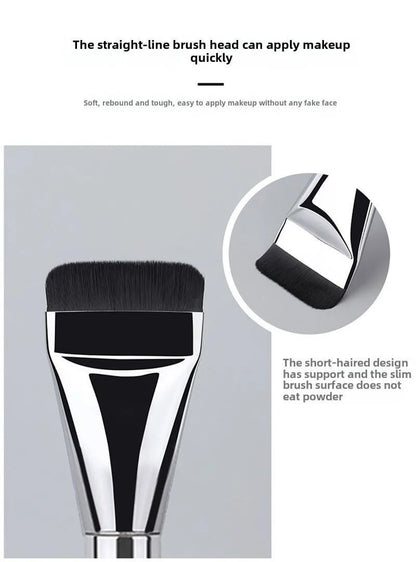Beauty makeup tools one-word foundation brush do not eat powder flat head base makeup brush makeup brush