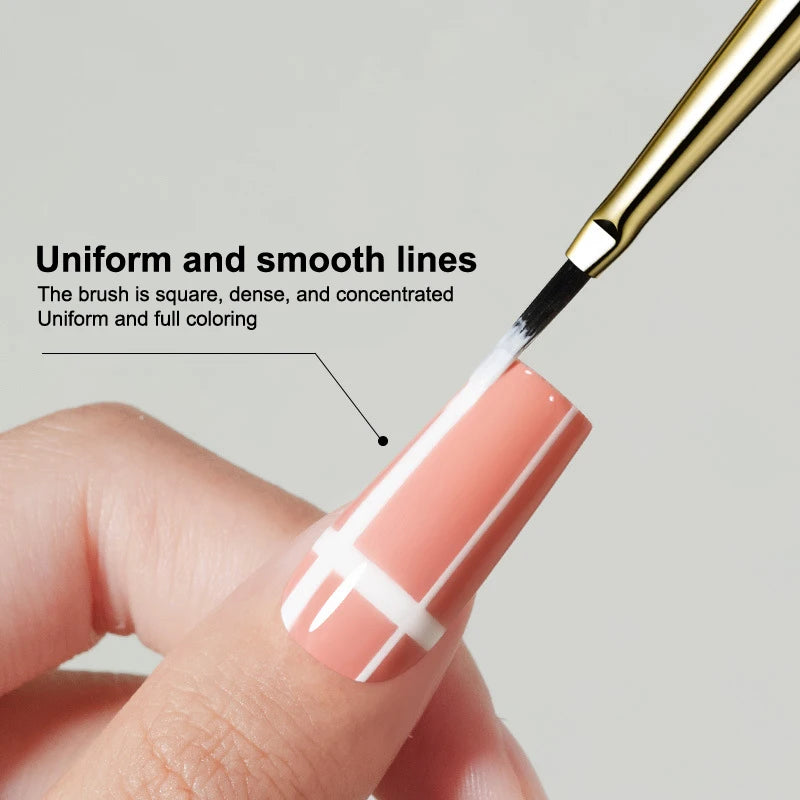 Nail Art Painting Brush Acrylic Lines Pen Watercolor Brushes For UV Gel Flower Butterfly DIY Manicure Design Salon Tool