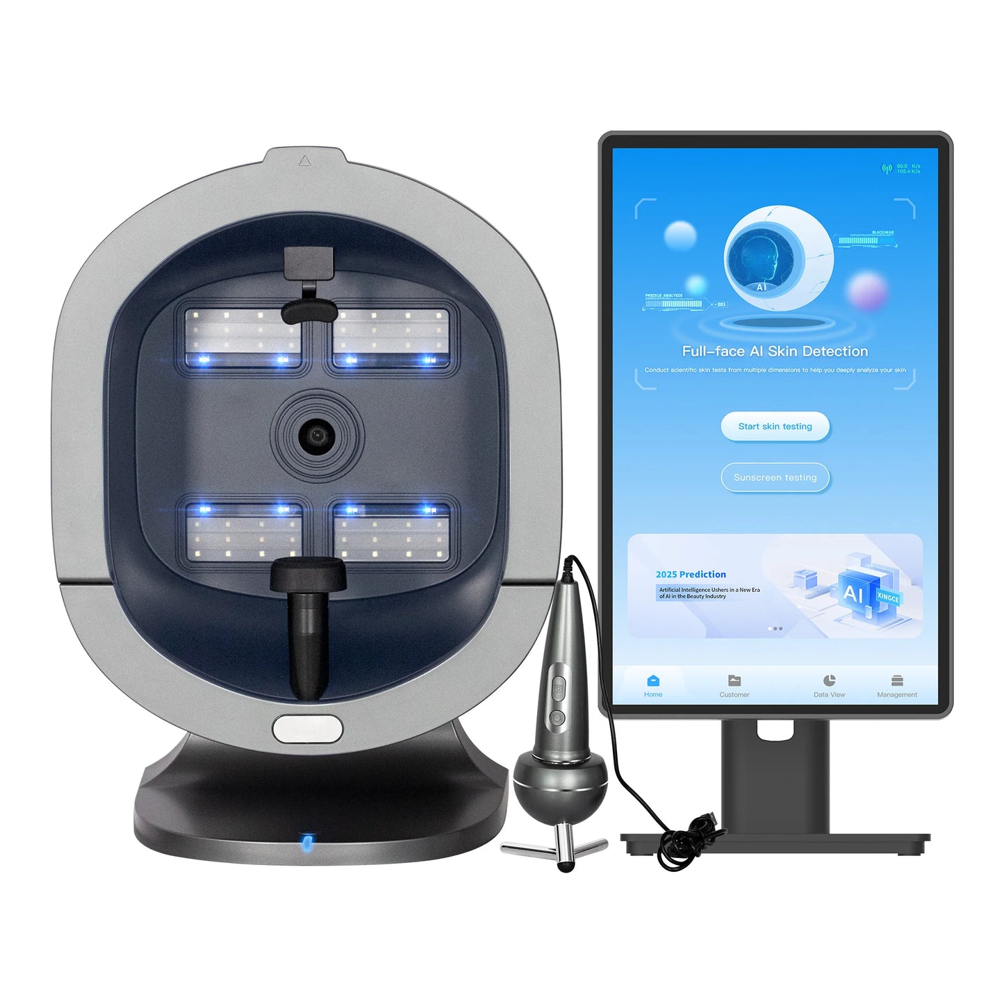 Professional AI Skin Analyzer & 3D Facial Scanner