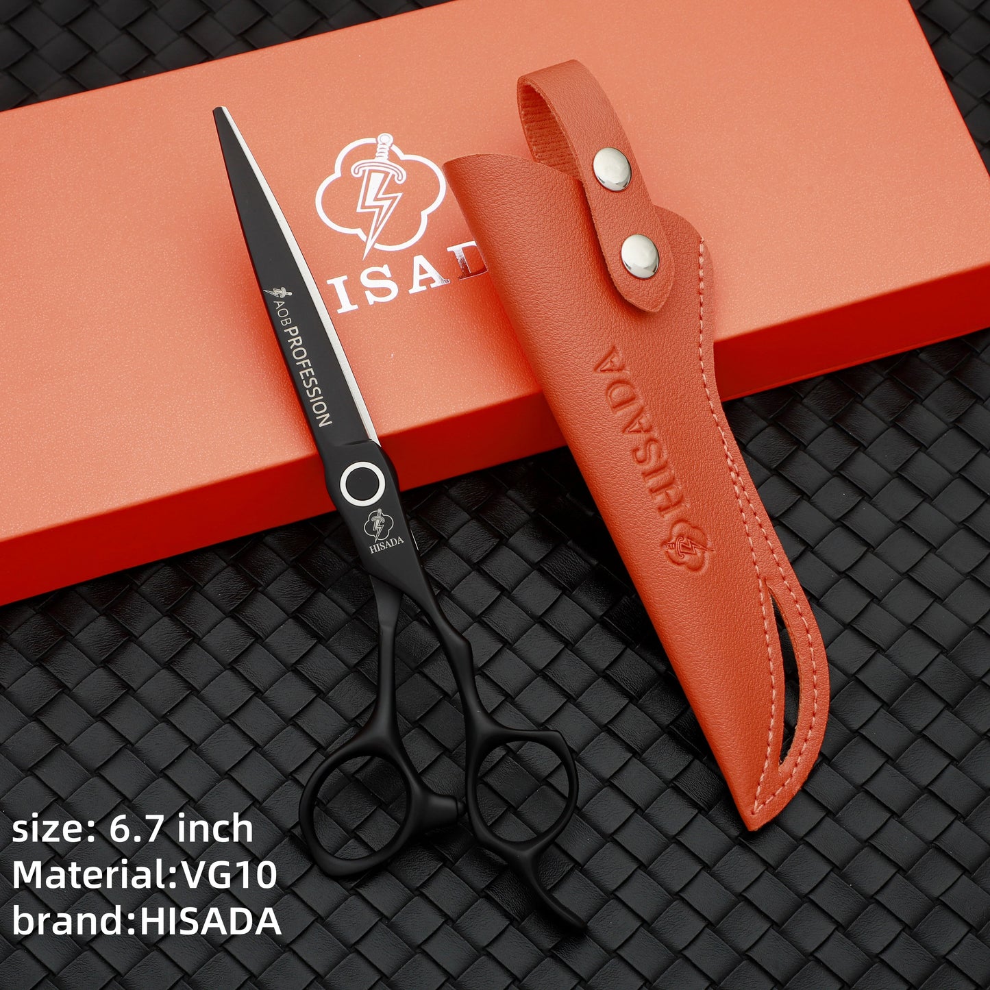 Hair scissors HISADA tijeras barbero profesional Handmade scissors in Japan VG10 Material navaja de barbería 5.5/6.0/6.5 inch