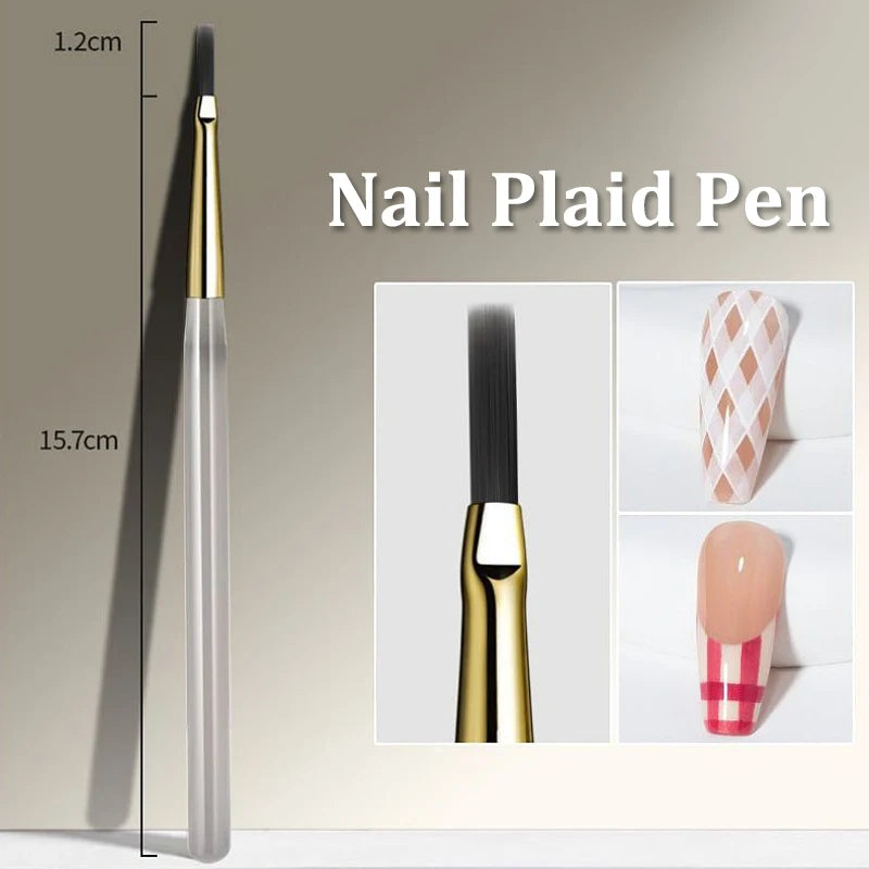 Nail Art Painting Brush Acrylic Lines Pen Watercolor Brushes For UV Gel Flower Butterfly DIY Manicure Design Salon Tool