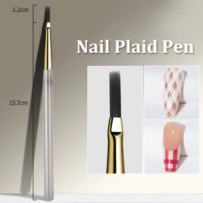 Nail Art Painting Brush Acrylic Lines Pen Watercolor Brushes For UV Gel Flower Butterfly DIY Manicure Design Salon Tool