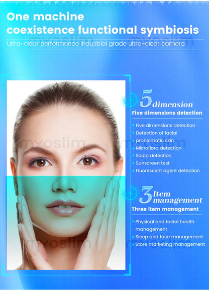 Professional AI Skin Analyzer & 3D Facial Scanner