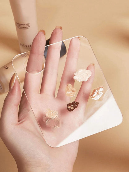 1/2PCS Acrylic Makeup Palette Spatula Liquid Foundation Eye Shadow Mixing Cream Pigments Nail Art Manual Cosmetic Beauty Tools