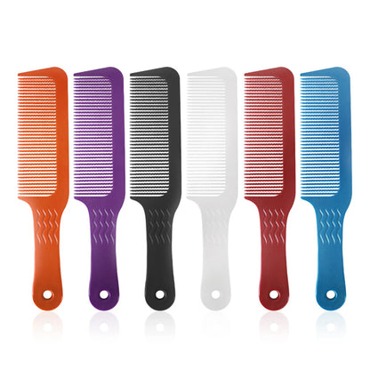 Barbershop Hair Clipper Comb Salon Hairdressing Anti Static Flat Top Hairbrush Pro Barber Home Hair Styling Tools Accessories