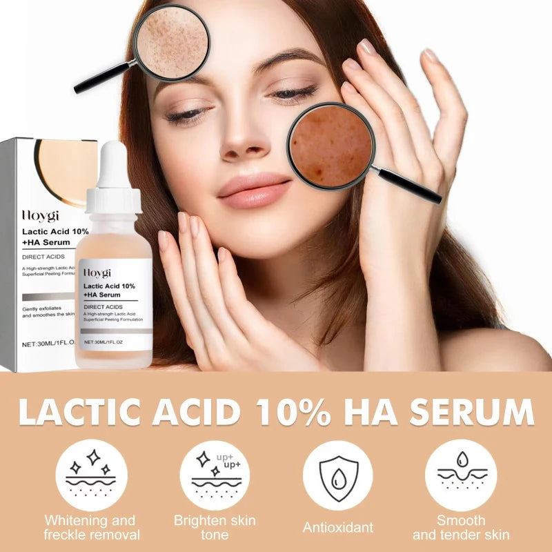 Lactic Acid Large Pores Removal Serum Pore Shrinking Minimizing Essence Moisturizing Firming Smooth Repair Korean Skin Care