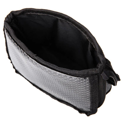 Makeup Brush Case Makeup Tools Holder Stand Cosmetic Bag Net Zipper Makeup Bag Stand-up Foldable Cosmetic Tool Bags Toiletry Bag