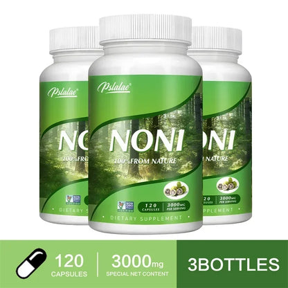 Noni Fruit Capsules - Supports Intestinal Health, Digestion, Skin Health, Immunity, Antioxidant