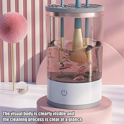 Makeup Brush Cleaner USB Deep Cleaning Beauty Tools Quiet Make Up Brushes Cleaning Tools for Contour Eyeshadow Salon Home Daily