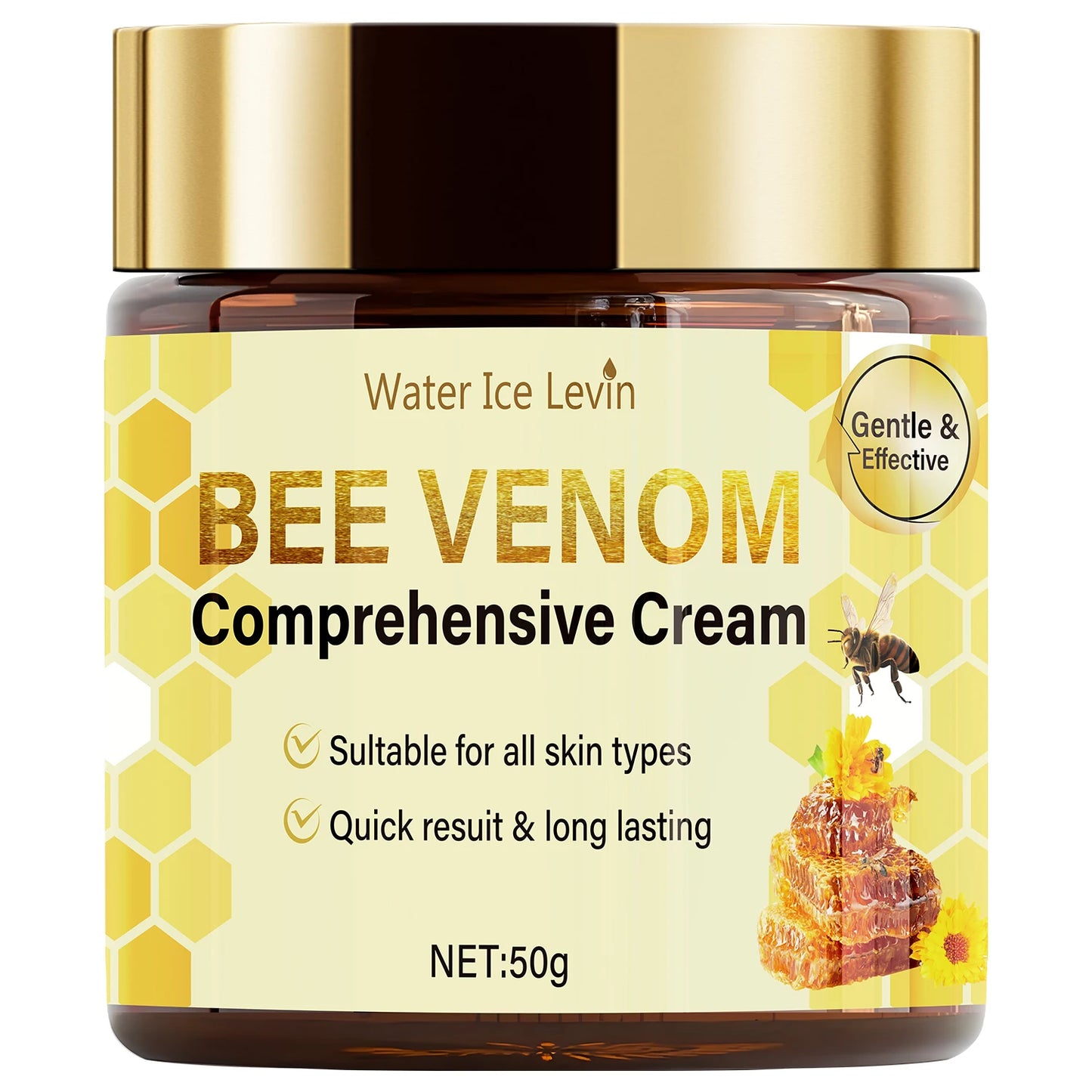 Bee Venom Comprehensive Cream. Lifting Firming Tightening Moisturizing. Quick Result Long Lasting. All Skin Types. 50g.