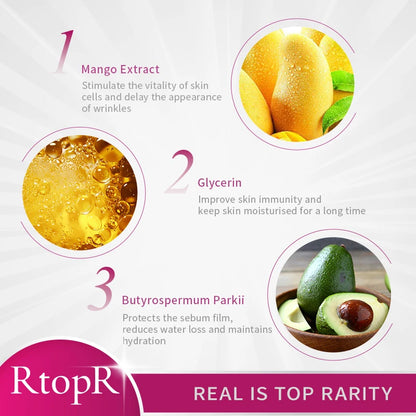 Mango Neck Firming Cream 40g, Skin Smoothing & Texture Improvement Neck Care, Nourishing Treatment for Neck Area