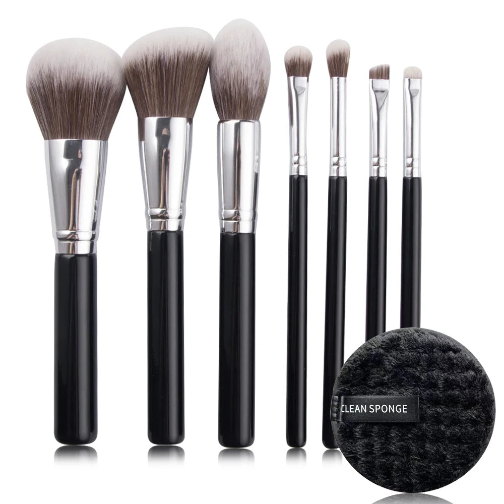12pcs Makeup Brush Kit Soft Synthetic Hair Make Up Brushes Foundation Blush Eyeshadow Cosmetic Makeup Tools