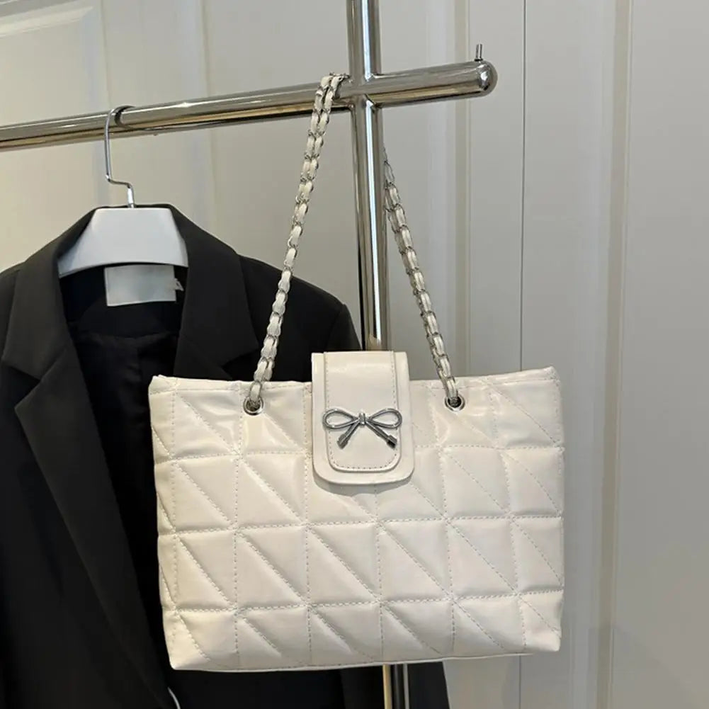 Large Capacity Tote Bag for Women - Trendy Shoulder Hobo & Hand Carry, Aesthetic Chic Versatile Purse for Everyday Essentials