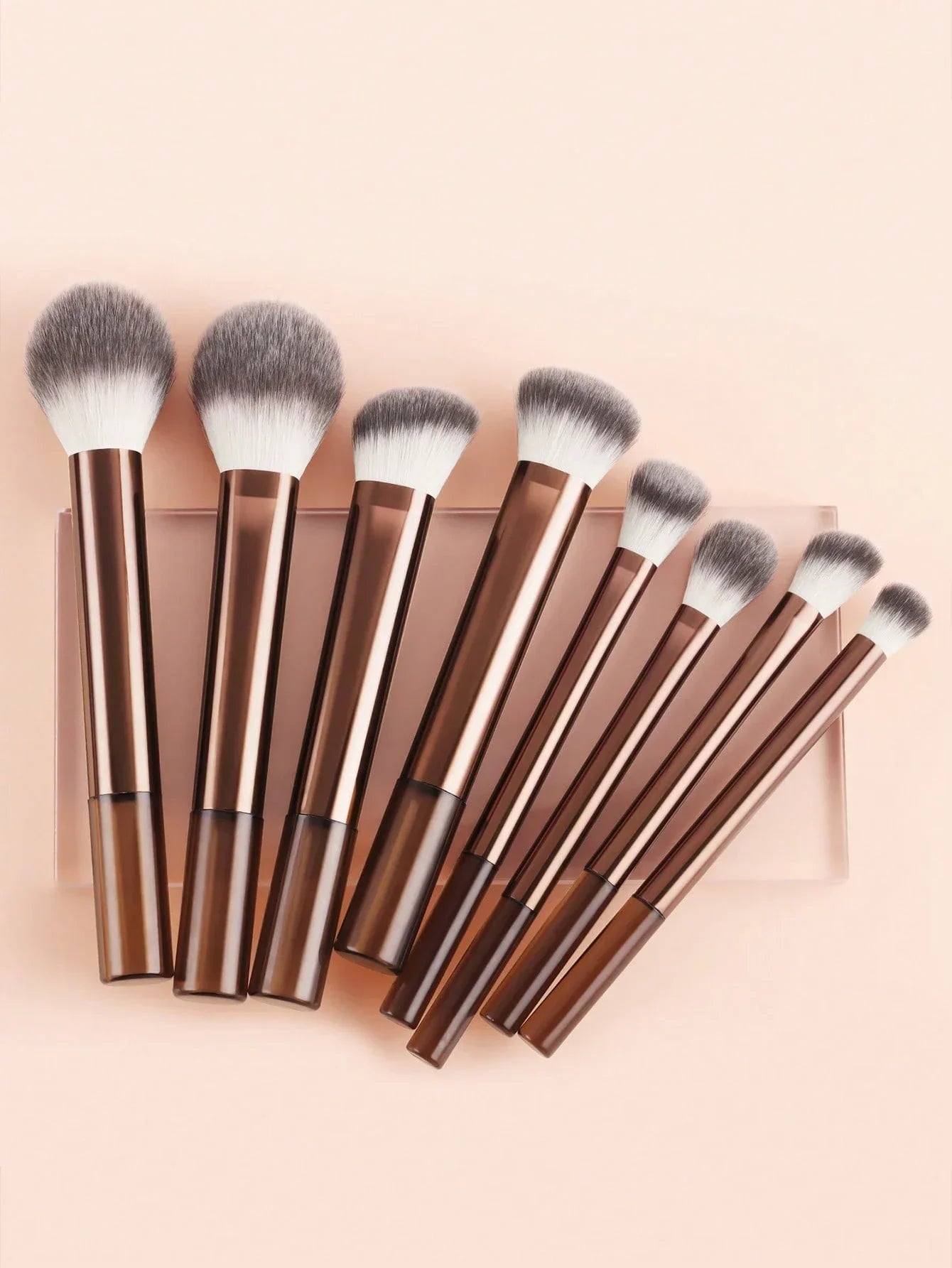 12pcs Makeup Brush Kit Soft Synthetic Hair Make Up Brushes Foundation Blush Eyeshadow Cosmetic Makeup Tools