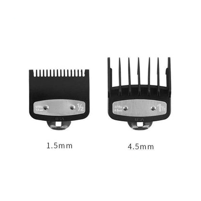 2pcs/lot Hair Clipper Guide Comb Cutting Limit Combs Standard Guards Attach Parts Electric Clippers Accessories 1.5mm + 4.5mm