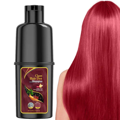 Hair Color Shampoo Black Hair Dye Covering White Hair Shampoo Hair Dye Shampoo Darkening Hair Shampoo Wine Red, Brown, Silver