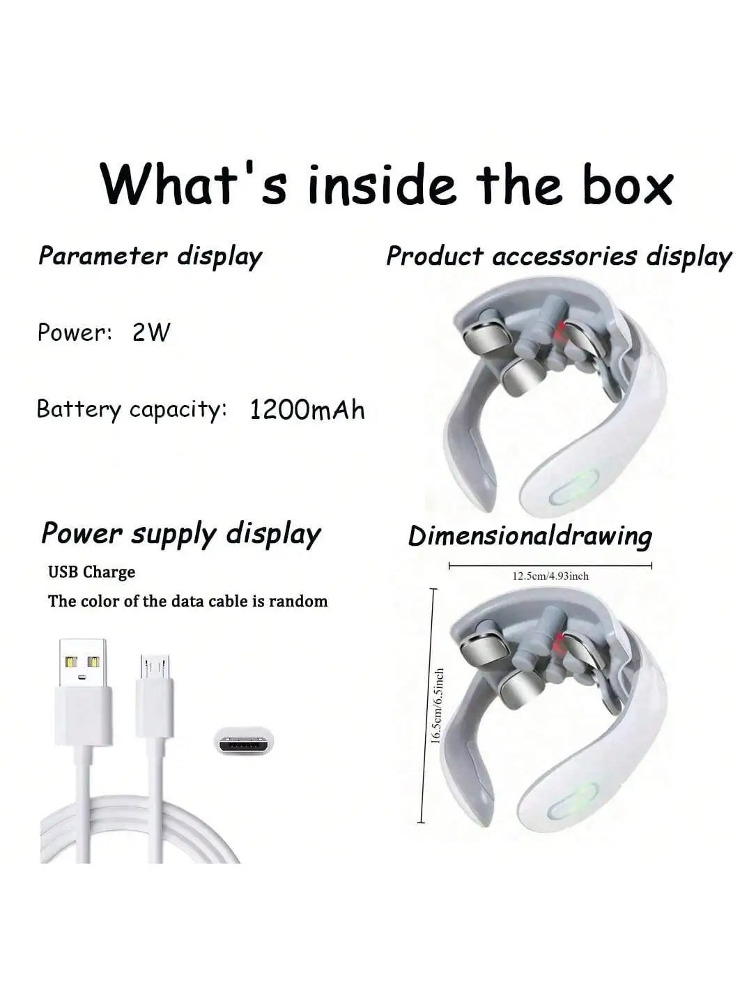 2026 TENS Pulse Back Neck Massage Wireless Smart Sholder Cervical Massager Heating Relief Muscle Punch Beating Health Rechargeab