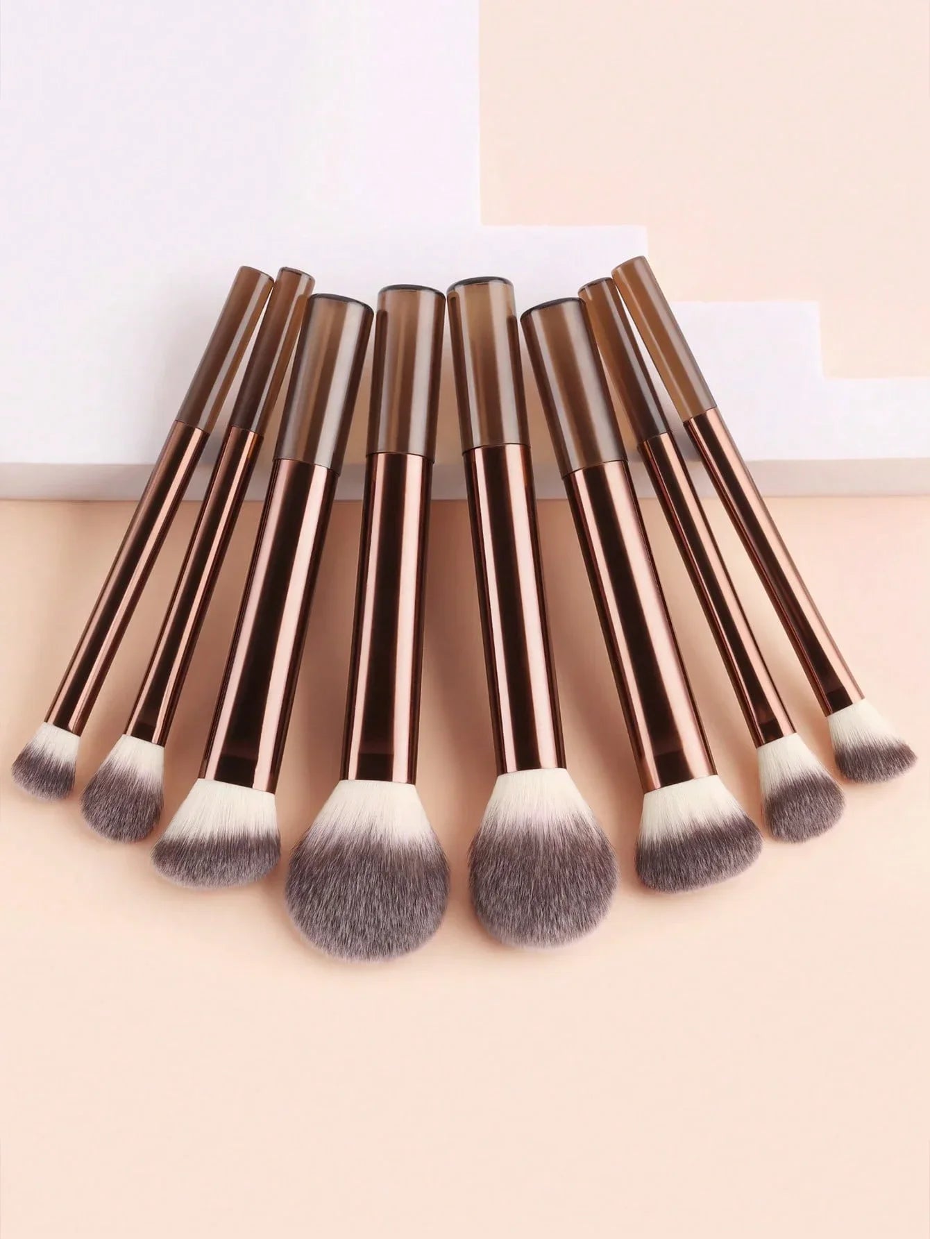 12pcs Makeup Brush Kit Soft Synthetic Hair Make Up Brushes Foundation Blush Eyeshadow Cosmetic Makeup Tools