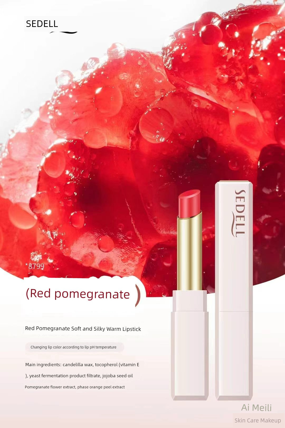 Moisturizing Color-Changing Lipstick – Waterproof & Nourishing