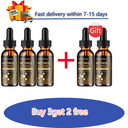 Retinol Anti-Wrinkle Serum Anti Aging  Lifting Firming Fade Fine Lines Moisturizing Skin Care Hyaluronic Acid Facial Serum Man