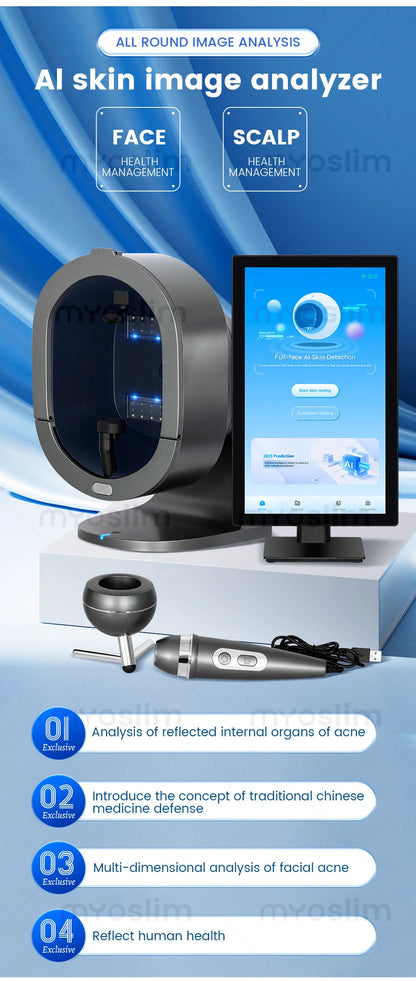 Professional AI Skin Analyzer & 3D Facial Scanner