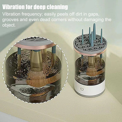 Makeup Brush Cleaner USB Deep Cleaning Beauty Tools Quiet Make Up Brushes Cleaning Tools for Contour Eyeshadow Salon Home Daily