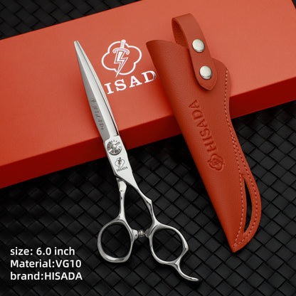 Hair scissors HISADA tijeras barbero profesional Handmade scissors in Japan VG10 Material navaja de barbería 5.5/6.0/6.5 inch