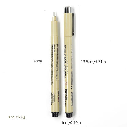 Nail Art Graffiti Line Pen Gel Painting Waterproof Wire Drawing Pen Detail Sketching Pen Nail Design Tools