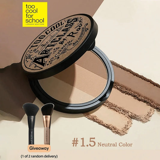 K-Beauty Smooth Matte Contour Palette + Brush