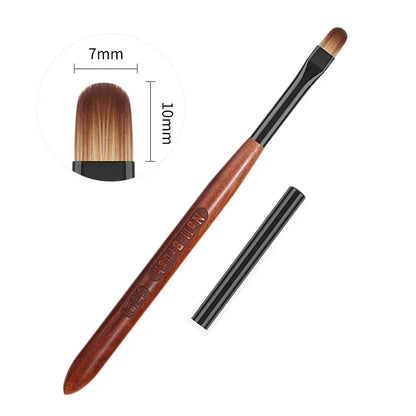 Nail Art Brush Sandalwood Lines Drawing Painting Phototherapy Gradient Sweeping Specific Pen UV Gel Liner Brush Manicure Tools