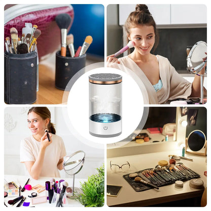 Makeup Brush Cleaner USB Deep Cleaning Beauty Tools Quiet Make Up Brushes Cleaning Tools for Contour Eyeshadow Salon Home Daily