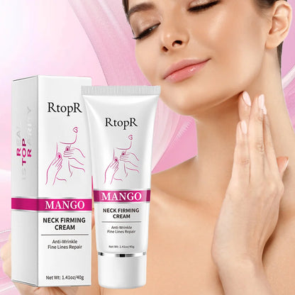 Mango Neck Firming Cream 40g, Skin Smoothing & Texture Improvement Neck Care, Nourishing Treatment for Neck Area