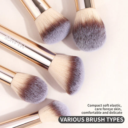13pcs Makeup Brush Set Foundation Concealer Powder Eyeshadow Blush Brush Kabuki Blending Cosmetic Makeup Beauty Tool for Face