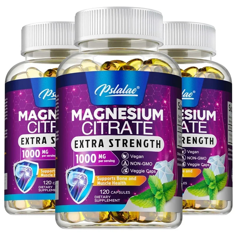 Magnesium Citrate - Supports Digestive Health, Muscle, Nerve, Bone and Heart Health