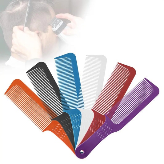 Barbershop Hair Clipper Comb Salon Hairdressing Anti Static Flat Top Hairbrush Pro Barber Home Hair Styling Tools Accessories