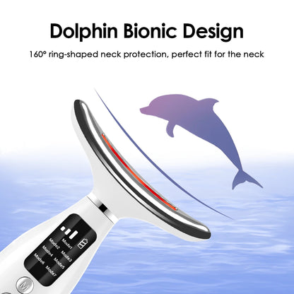 7-Color LED Photon Skin Tightening Neck & Face Massager