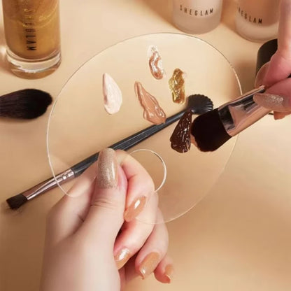1/2PCS Acrylic Makeup Palette Spatula Liquid Foundation Eye Shadow Mixing Cream Pigments Nail Art Manual Cosmetic Beauty Tools